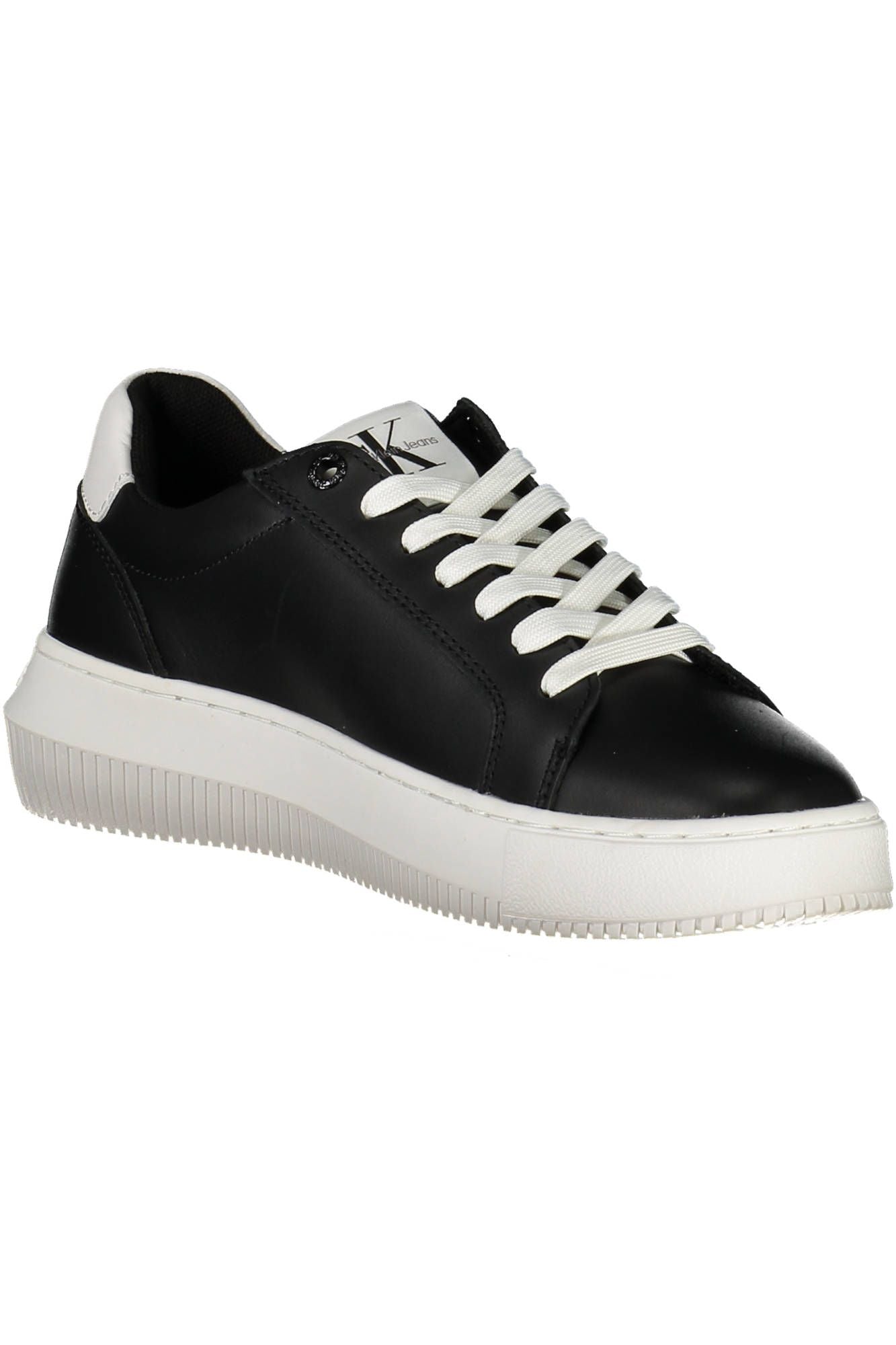 Calvin Klein Black Leather Women Sneaker