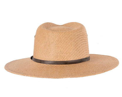 Unisex Straw Fedora Felt Wide Brim Hat AV21865