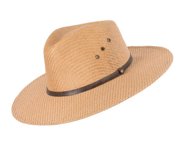 Unisex Straw Fedora Felt Wide Brim Hat AV21865