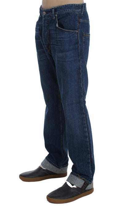 Acht Chic Baggy Loose Fit Blue Jeans for Men