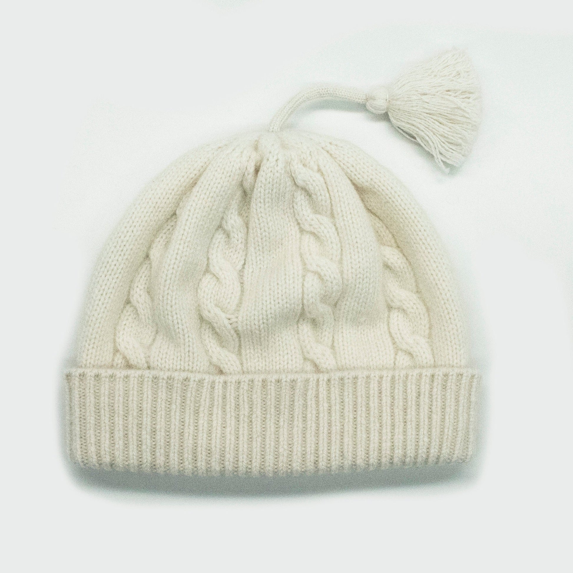 BABY CASHMERE CABLE HAT STITCH