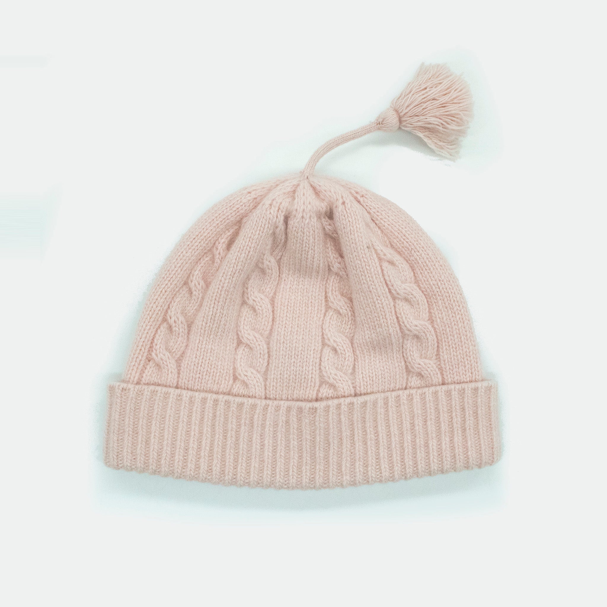 BABY CASHMERE CABLE HAT STITCH