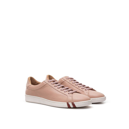 Bally Pink Leather Sneaker