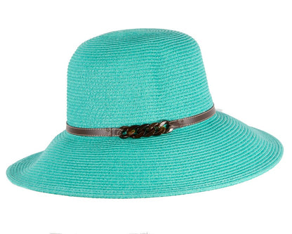 Aqua summer sun beach hat