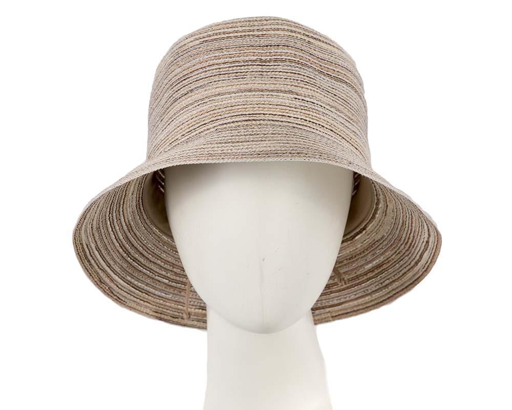 Beige ladies bucket summer beach hat