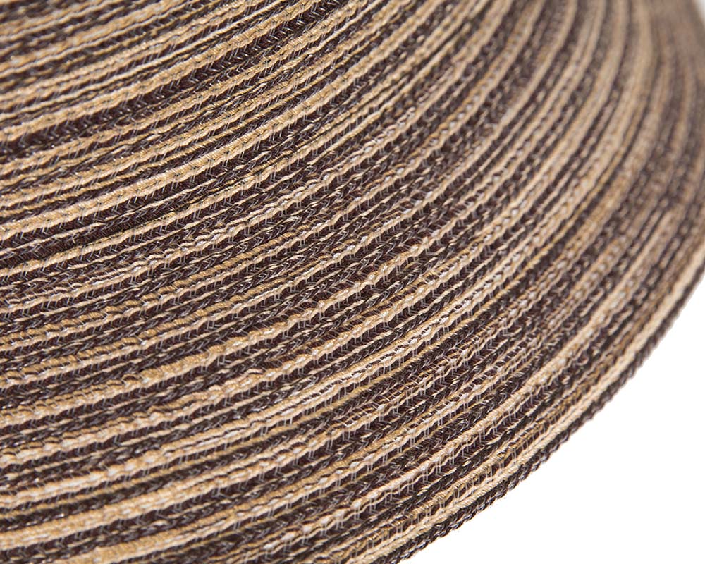 Brown ladies bucket summer beach hat