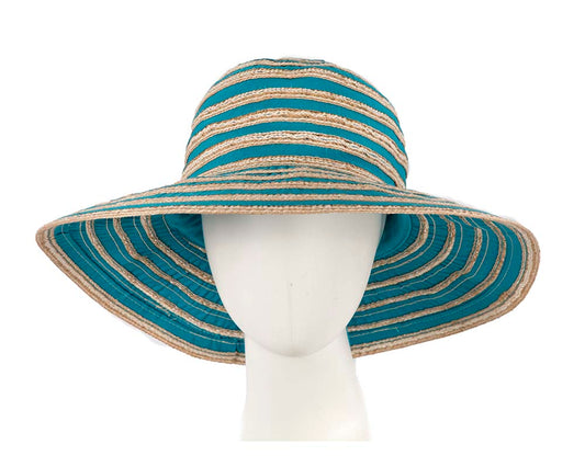 Wide brim summer beach sun hat