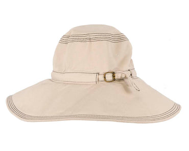 Beige ladies summer hat Cancer Council UPF50+