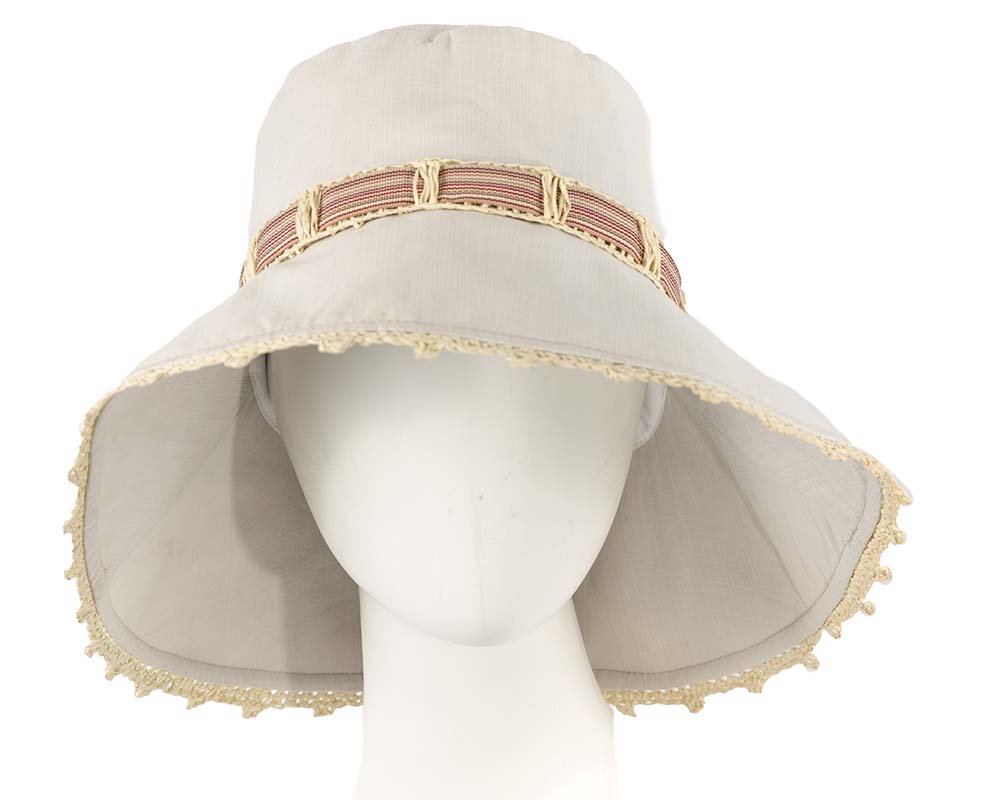 Grey ladies summer beach hat