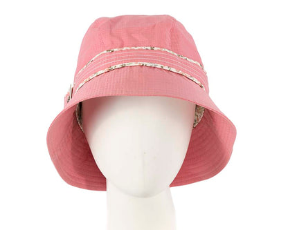 Pink ladies bucket summer beach hat