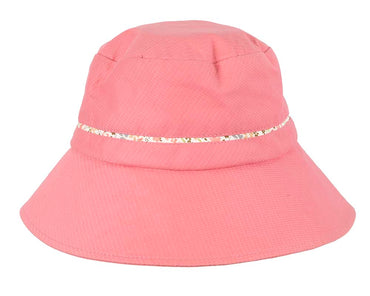 Pink ladies bucket summer beach hat