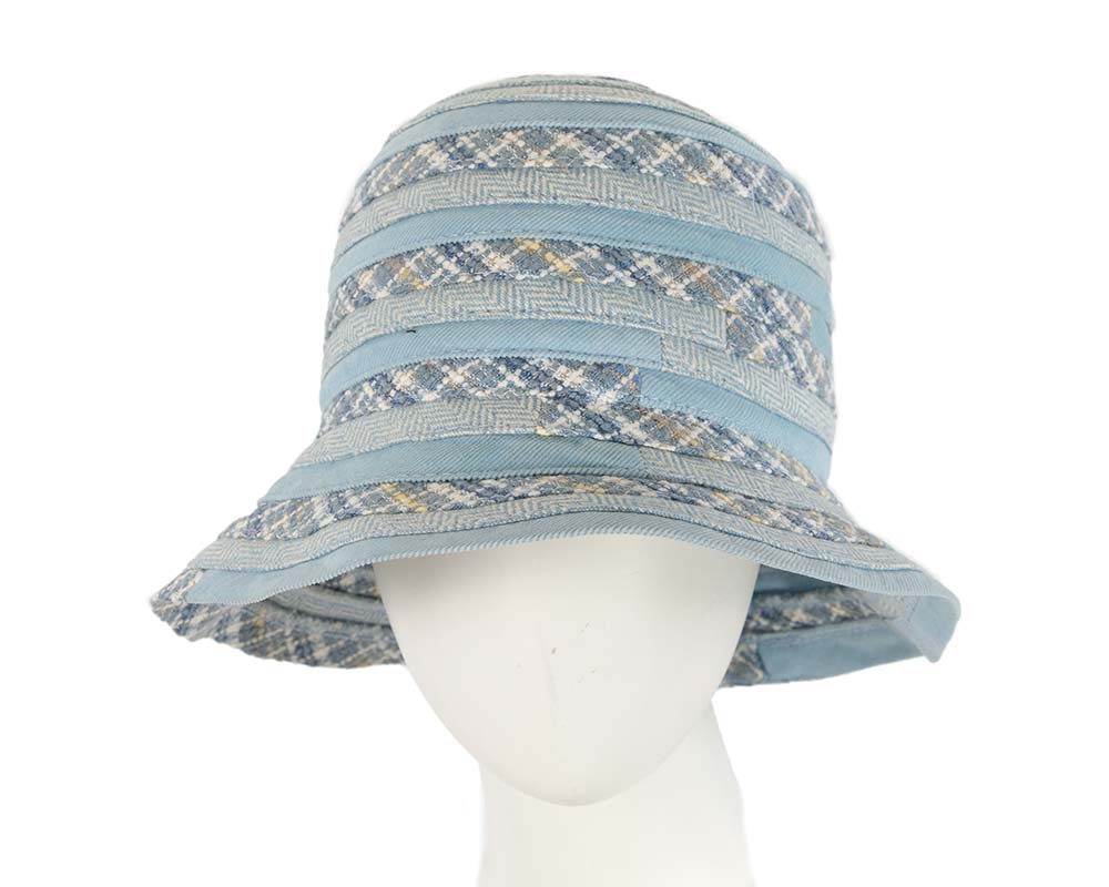 Blue ladies casual bucket hat CS010