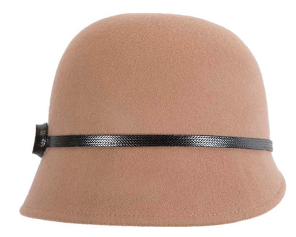 Beige felt bucket hat by Max Alexander