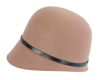 Beige felt bucket hat by Max Alexander