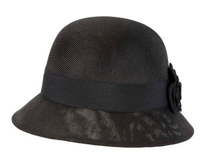 Black cloche hat by Max Alexander MA732