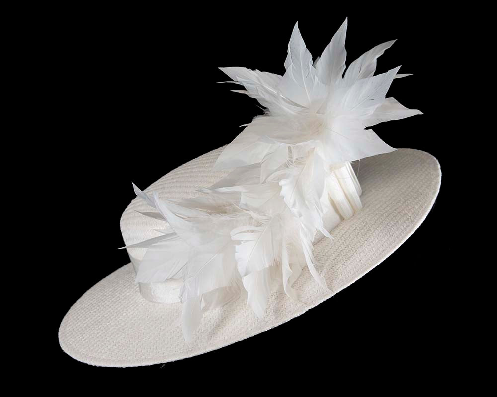 White boater hat by Max Alexander