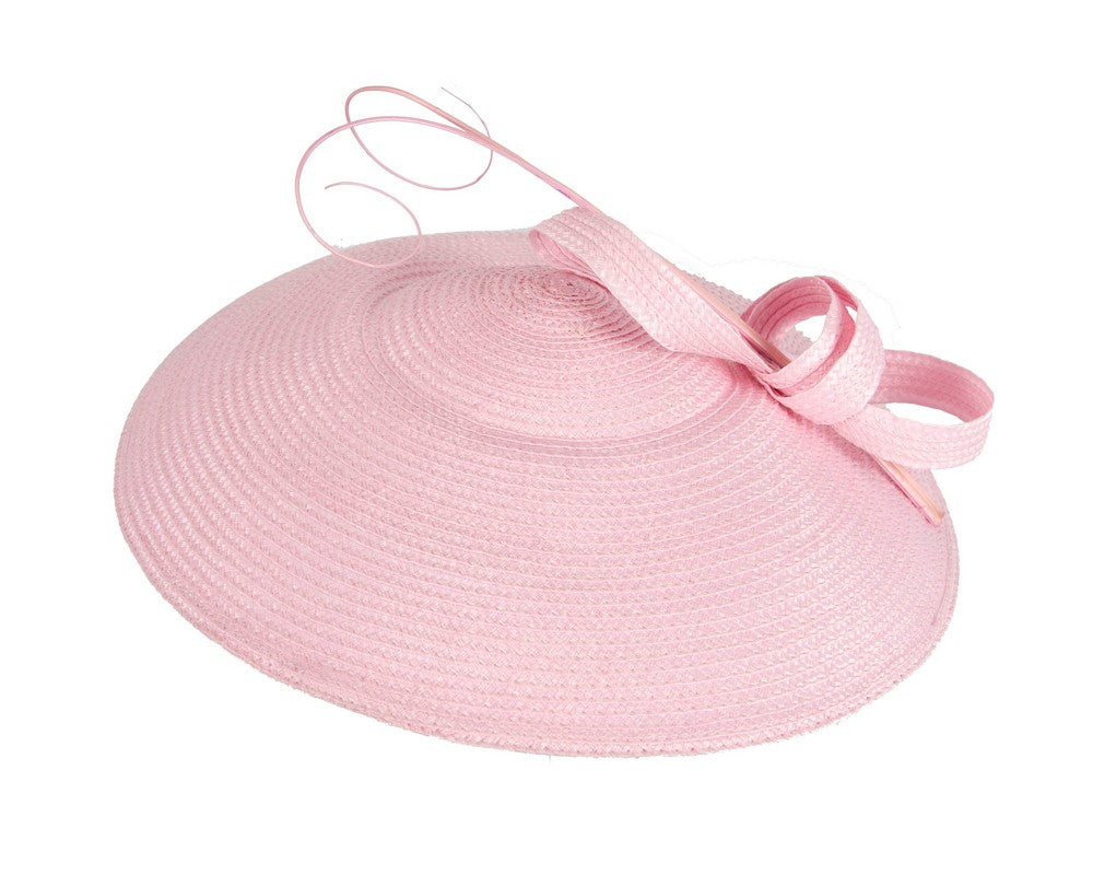 Pink "saucer" fascinator hat by Max Alexander