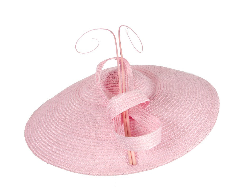 Pink "saucer" fascinator hat by Max Alexander