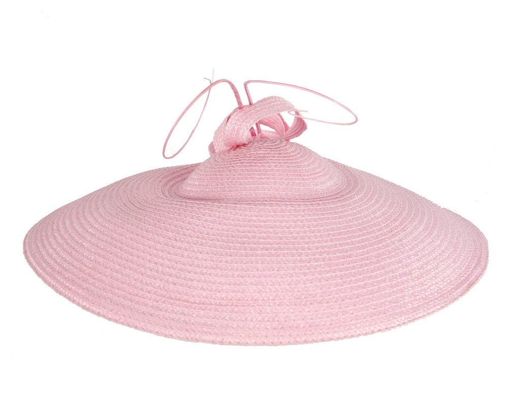 Pink "saucer" fascinator hat by Max Alexander