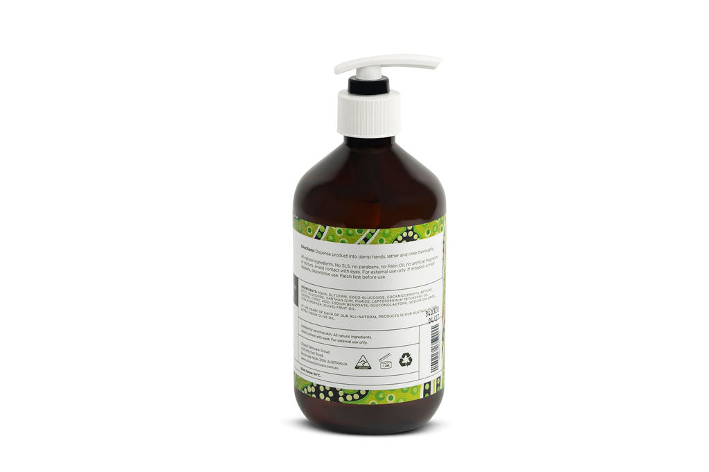 Hand Wash, Castile Style, Lemon Scented Tea Tree 500ml