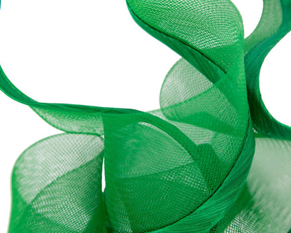 Bespoke green racing fascinator by Fillies Collection S253