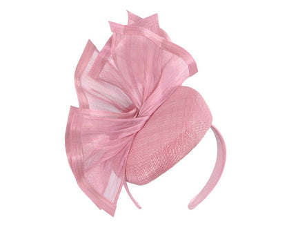 Bespoke dusty pink racing fascinator by Fillies Collection