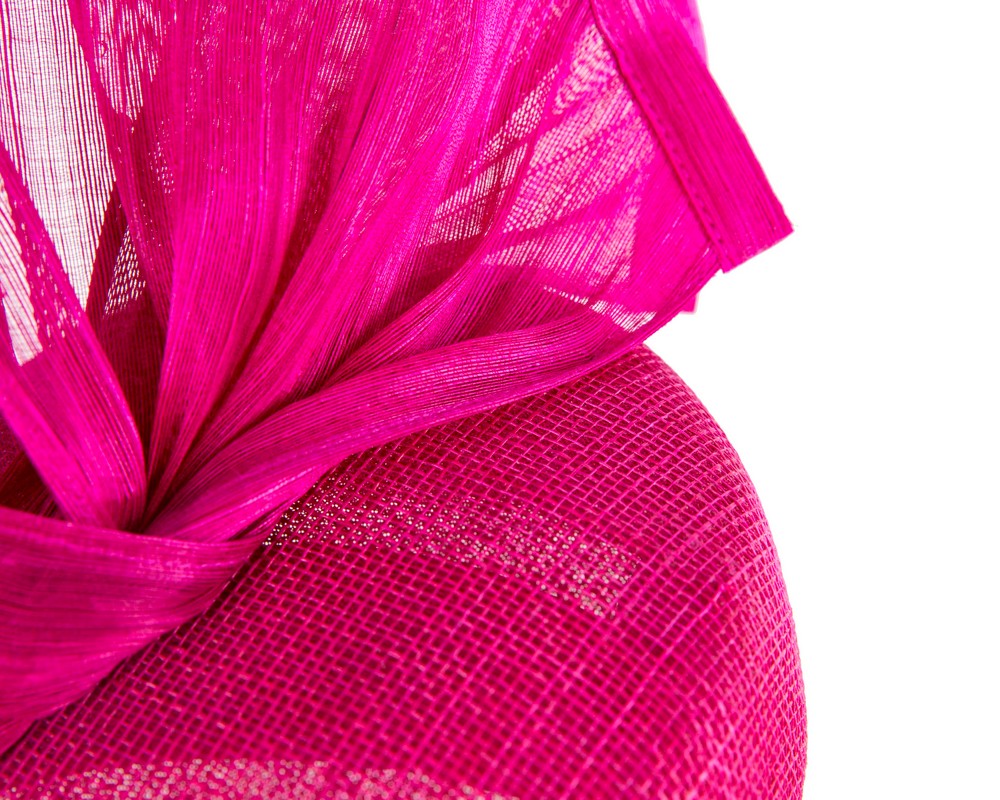 Bespoke fuchsia racing fascinator by Fillies Collection S254