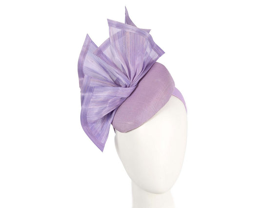 Bespoke lilac racing fascinator by Fillies Collection