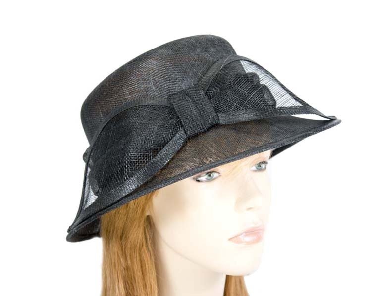 Black Ladies Fashion Bucket Hat for Ascot