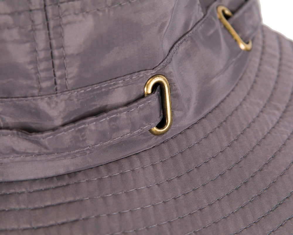 Grey casual weatherproof bucket golf hat