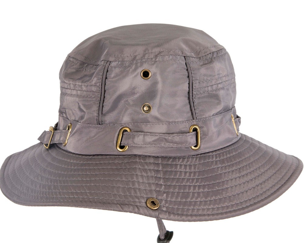 Grey casual weatherproof bucket golf hat