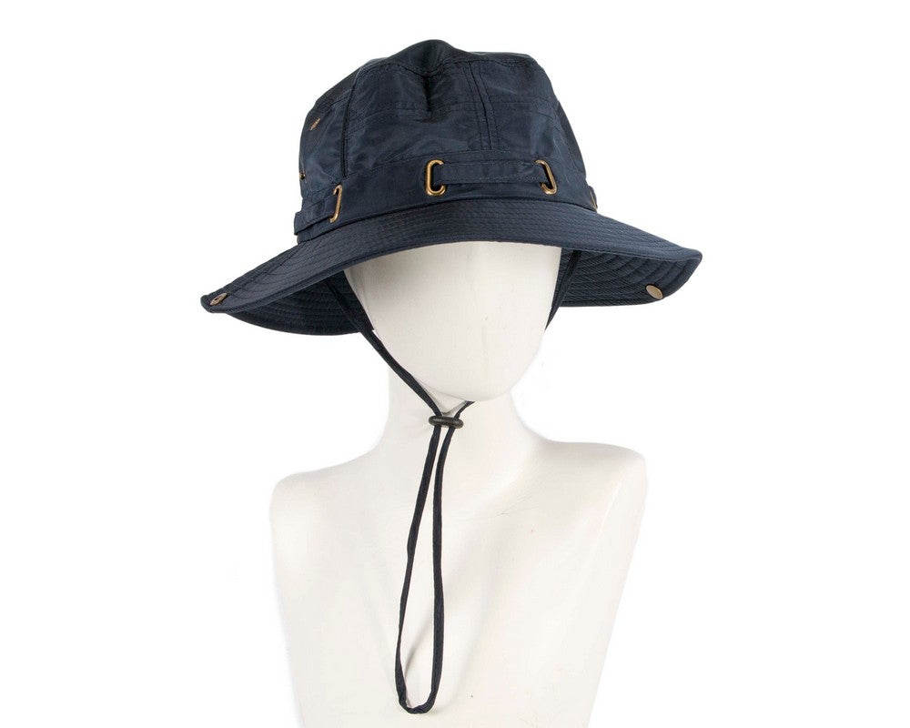 Navy casual weatherproof bucket golf hat SP514