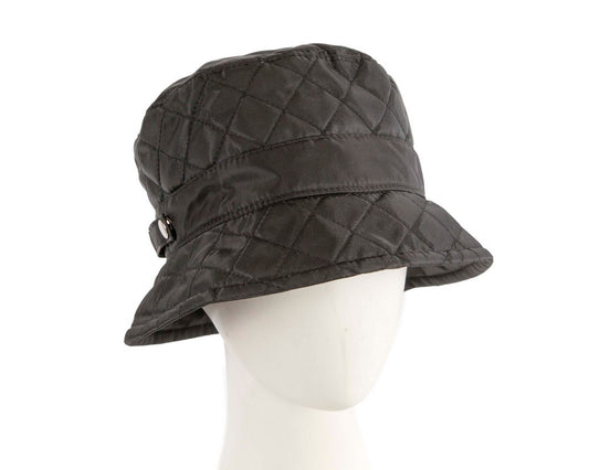 Black casual weatherproof bucket golf hat