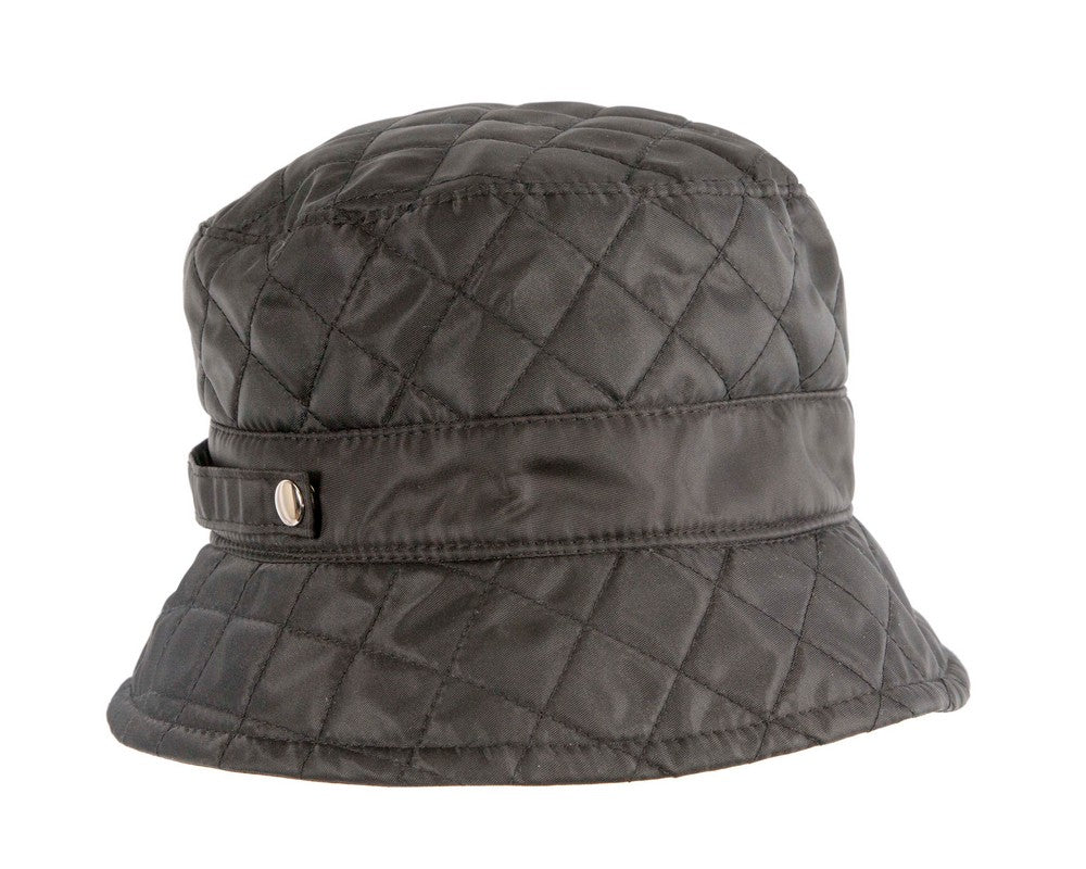 Black casual weatherproof bucket golf hat