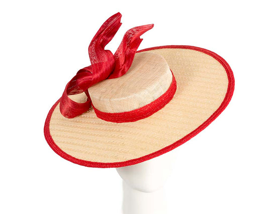 Exclusive straw boater hat by Beleivera