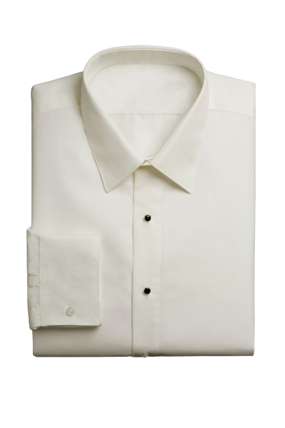 "Como" Ivory Laydown Tuxedo Classic Fit Shirt