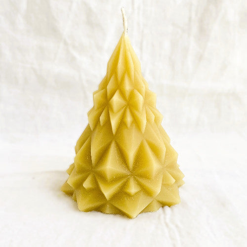 Beeswax Tree Shaped Candle | Star Light