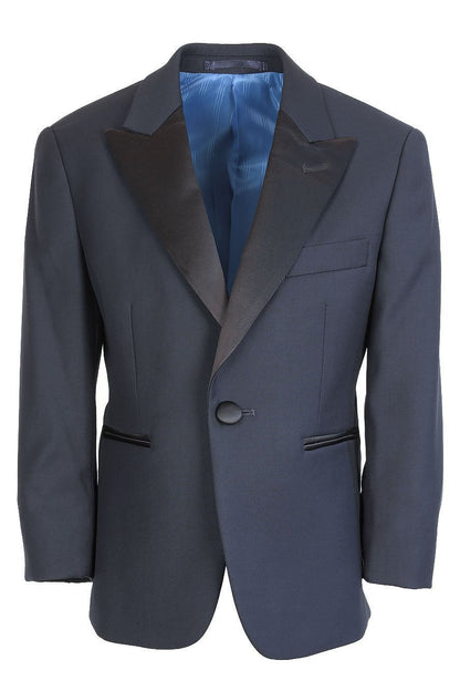 "Fitzgerald" Kids Tuxedo Jacket Peak (Separates)