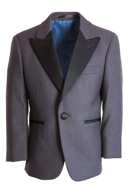 "Fitzgerald" Kids Tuxedo Jacket Peak (Separates)