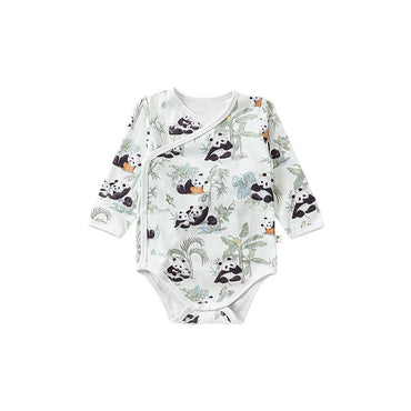 Autumn Hot Selling Baby Unisex Cartoon Animals Pattern Onesies with Hat